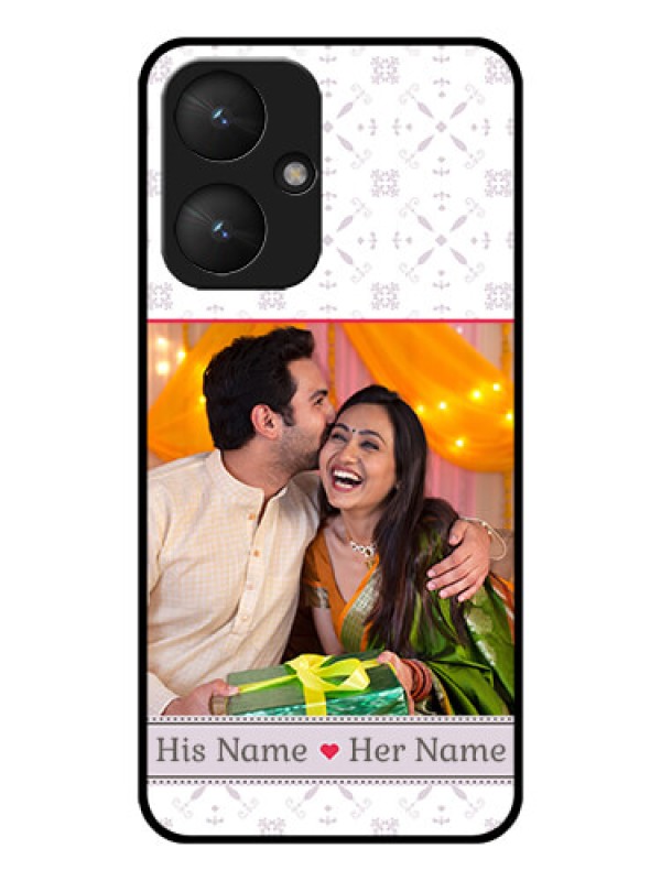 Custom Xiaomi Redmi 13C 5G Custom Glass Phone Case - With Photo And Ethnic Design