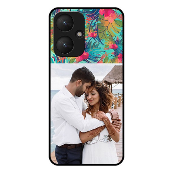 Xiaomi Redmi 13C 5G Custom Glass Phone Case - Watercolor Floral Design Xiaomi Redmi 13C 5G Custom Glass Phone Case - Watercolor Floral Design