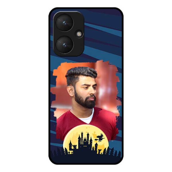 Xiaomi Redmi 13C 5G Custom Glass Phone Case - Halloween Witch Design Xiaomi Redmi 13C 5G Custom Glass Phone Case - Halloween Witch Design