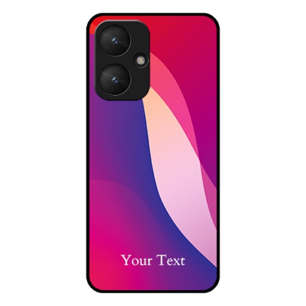 Xiaomi Redmi 13C 5G Custom Glass Phone Case - Digital Abstract Overlap Design Xiaomi Redmi 13C 5G Custom Glass Phone Case - Digital Abstract Overlap Design