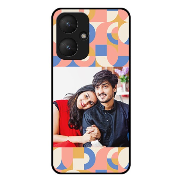 Xiaomi Redmi 13C 5G Custom Glass Phone Case - Semi - Circle Maze Pattern Design Xiaomi Redmi 13C 5G Custom Glass Phone Case - Semi - Circle Maze Pattern Design