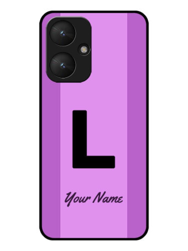 Custom Xiaomi Redmi 13C 5G Custom Glass Phone Case - Tricolor Custom Text Design