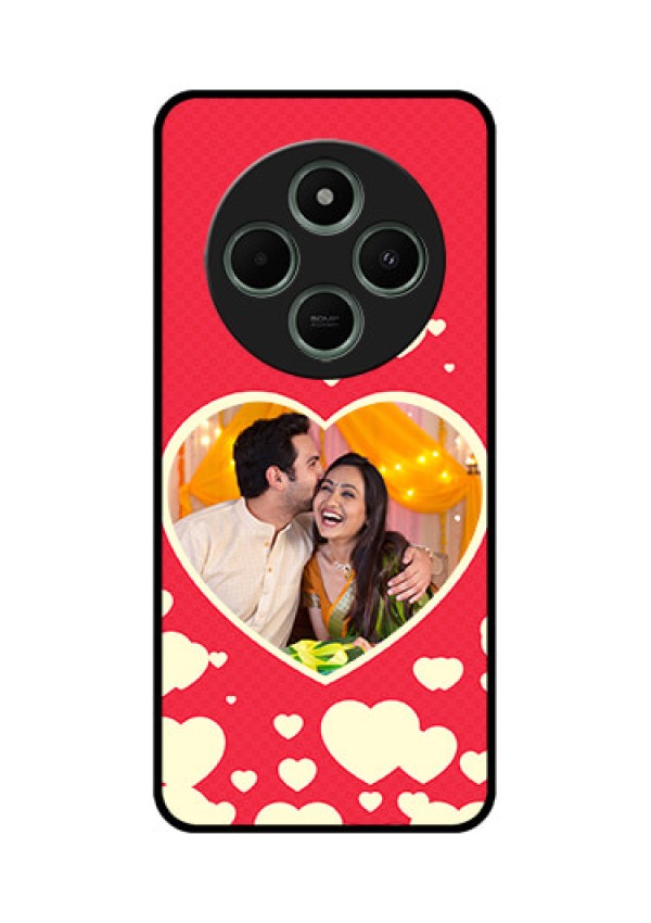 Redmi 14c 5G Custom Glass Phone Case - Love Symbols Phone Cover Design