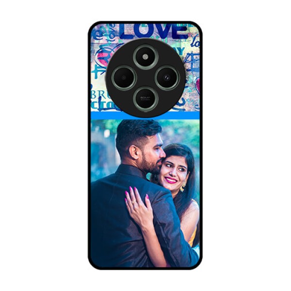 Redmi 14c 5G Custom Glass Phone Case - Colorful Love Design