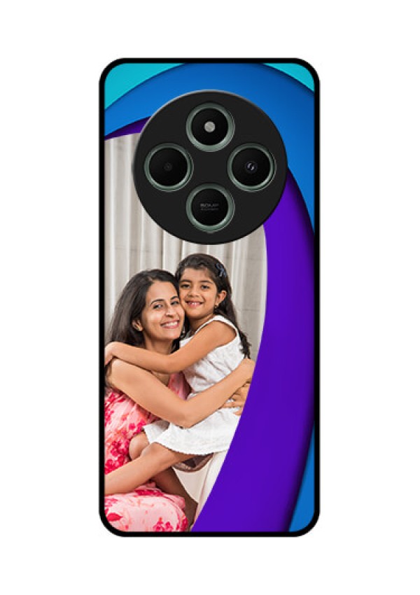 Redmi 14c 5G Custom Glass Phone Case - Simple Pattern Design