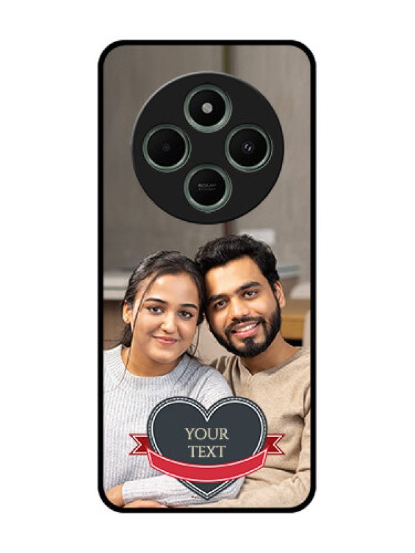 Custom Redmi 14c 5G Custom Glass Phone Case - Just Married Couple Design