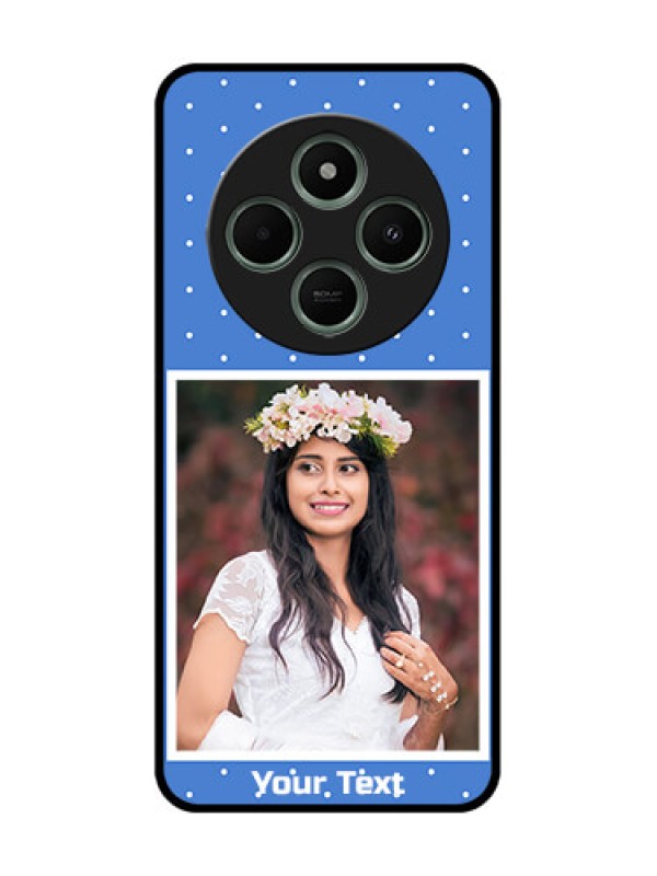 Custom Redmi 14c 5G Custom Glass Phone Case - Polka Dots Design