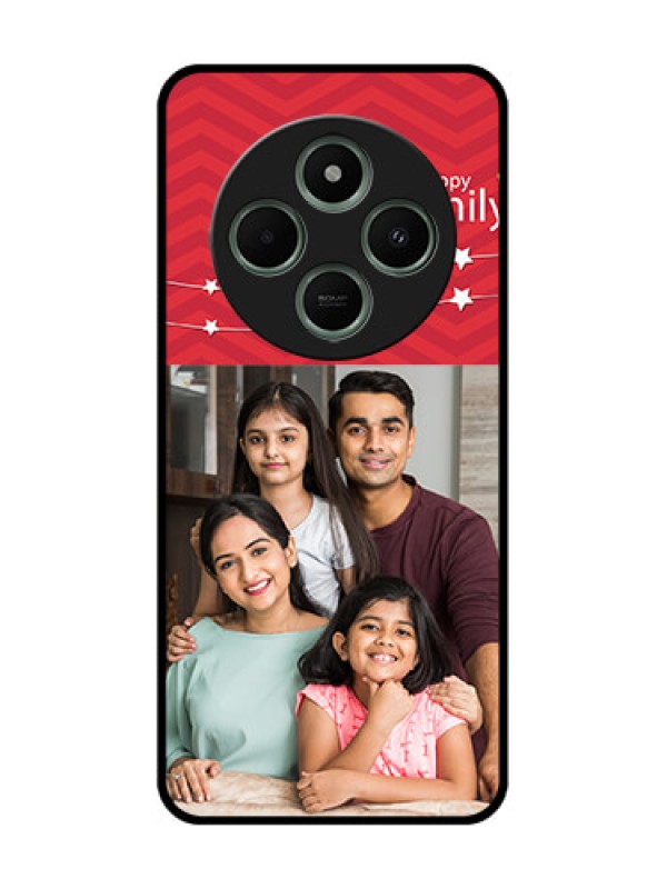 Custom Redmi 14c 5G Custom Glass Phone Case - Happy Family Design