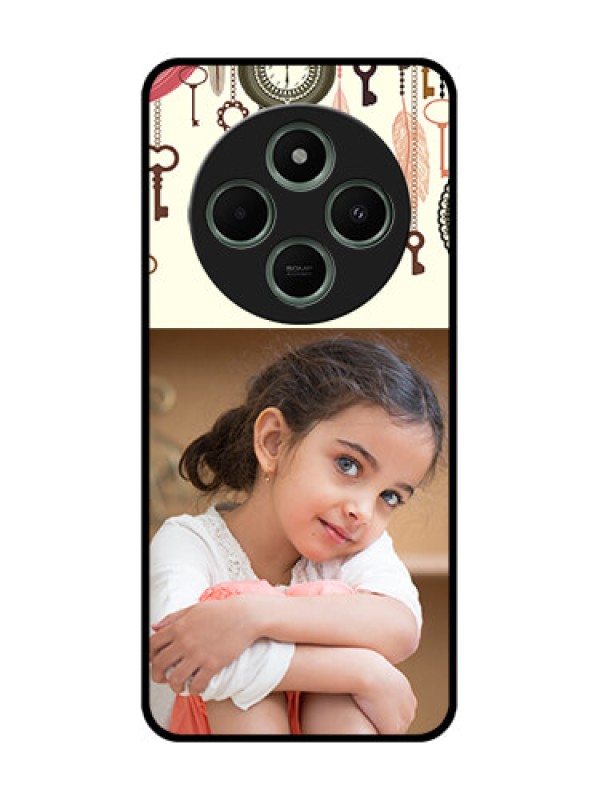 Custom Redmi 14c 5G Custom Glass Phone Case - Boho Style Design