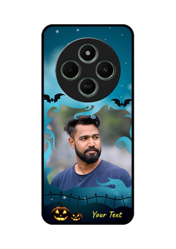 Redmi 14c 5G Custom Glass Phone Case - Halloween Frame Design