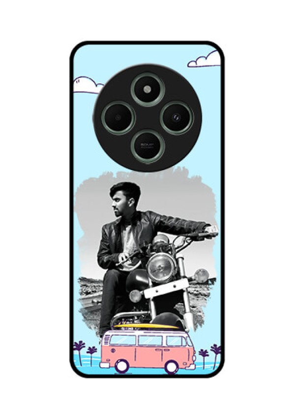 Redmi 14c 5G Custom Glass Phone Case - Travel & Adventure Design