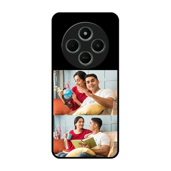 Redmi 14c 5G Custom Glass Phone Case - 2 Images Design