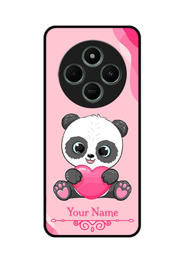 Redmi 14c 5G Custom Glass Phone Case - Cute Panda Design
