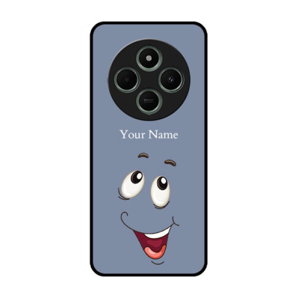 Redmi 14c 5G Custom Glass Phone Case - Laughing Cartoon Face Design