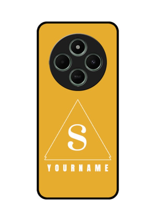 Redmi 14c 5G Custom Glass Phone Case - Simple Triangle Design