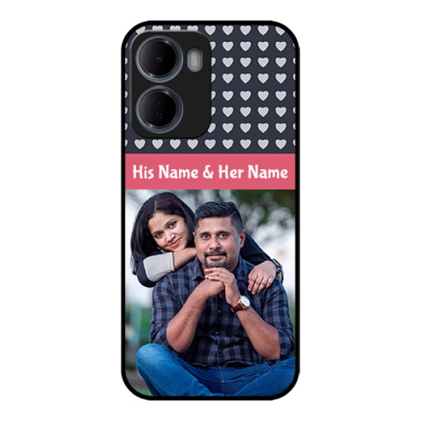 Xiaomi Redmi 15A 5G Custom Glass Phone Case - Love Symbols Design Xiaomi Redmi 15A 5G Custom Glass Phone Case - Love Symbols Design