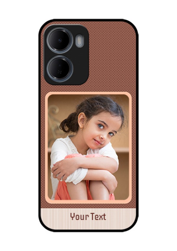 Xiaomi Redmi 15A 5G Custom Glass Phone Case - Simple Pic Upload Design