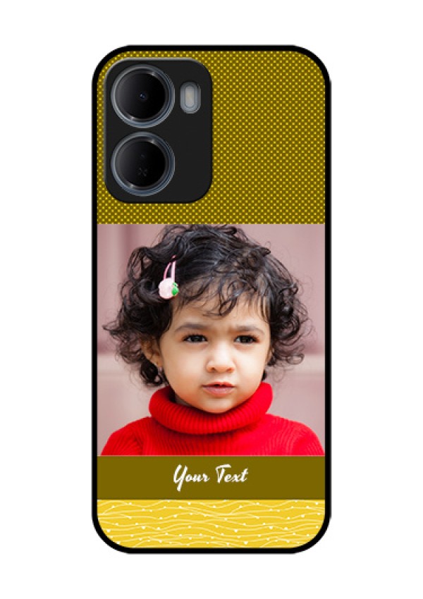 Xiaomi Redmi 15A 5G Custom Glass Phone Case - Simple Green Color Design