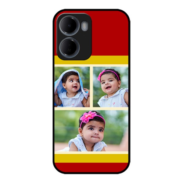 Xiaomi Redmi 15A 5G Custom Glass Phone Case - Multiple Pic Upload Design Xiaomi Redmi 15A 5G Custom Glass Phone Case - Multiple Pic Upload Design