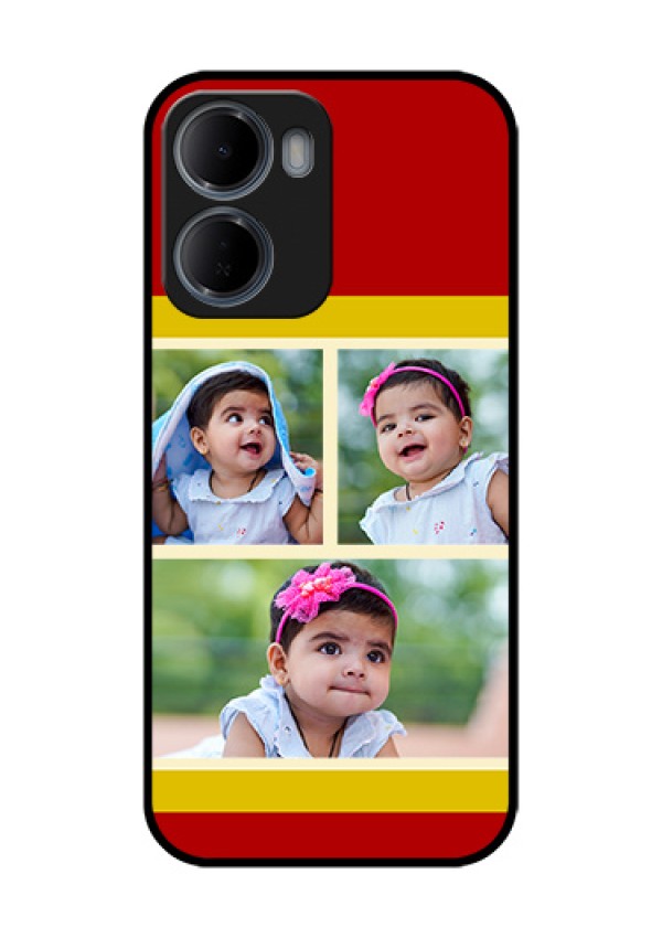 Xiaomi Redmi 15A 5G Custom Glass Phone Case - Multiple Pic Upload Design