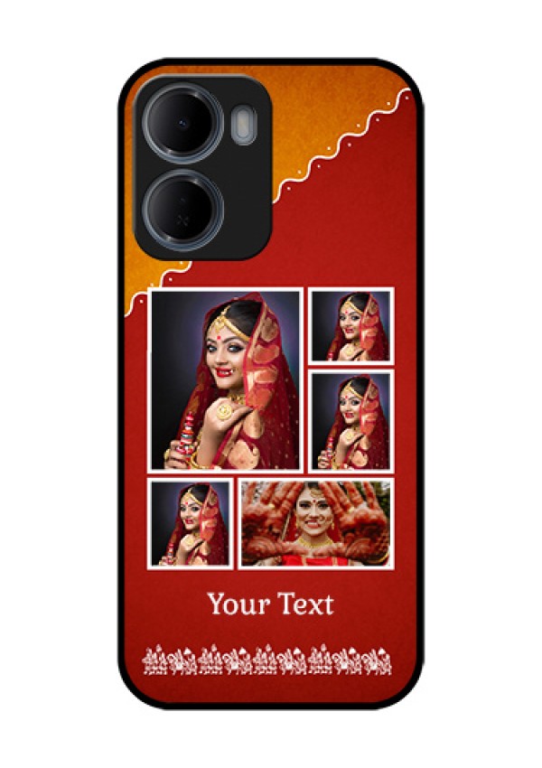Xiaomi Redmi 15A 5G Custom Glass Phone Case - Wedding Pic Upload Design