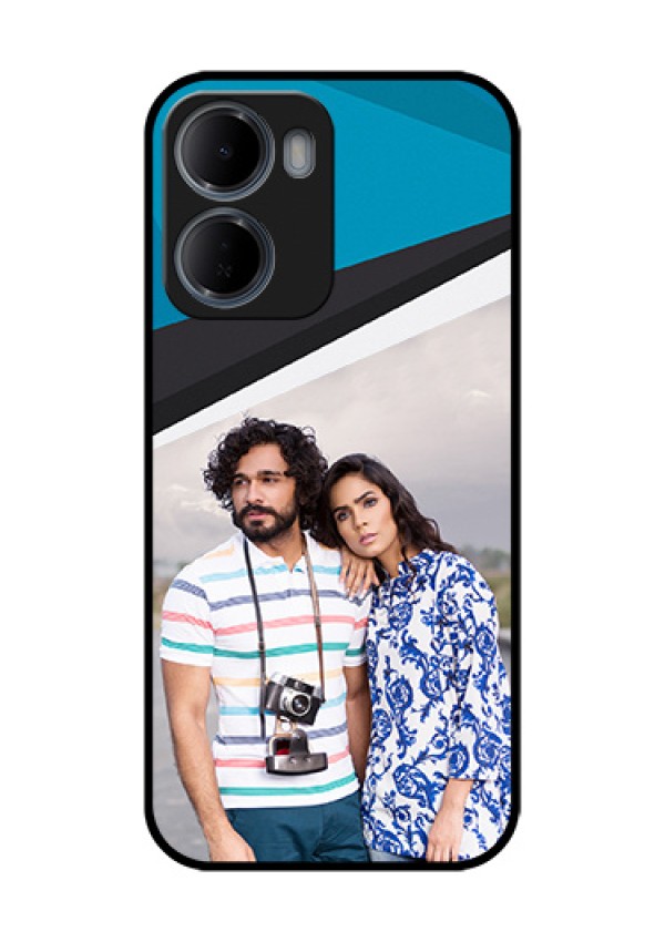 Xiaomi Redmi 15A 5G Custom Glass Phone Case - Simple Pattern Photo Upload Design