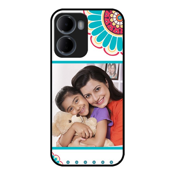 Xiaomi Redmi 15A 5G Custom Glass Phone Case - Flower Design