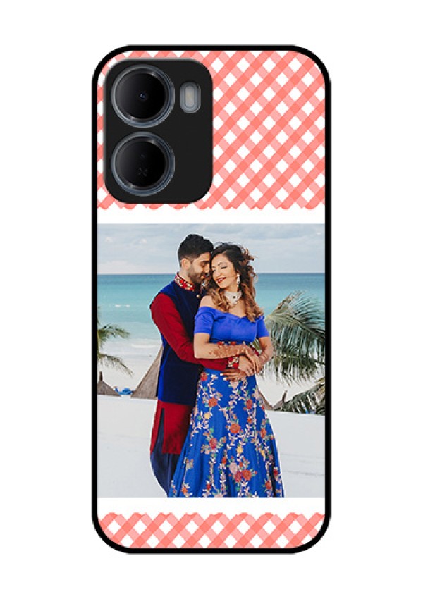Xiaomi Redmi 15A 5G Custom Glass Phone Case - Pink Pattern Design