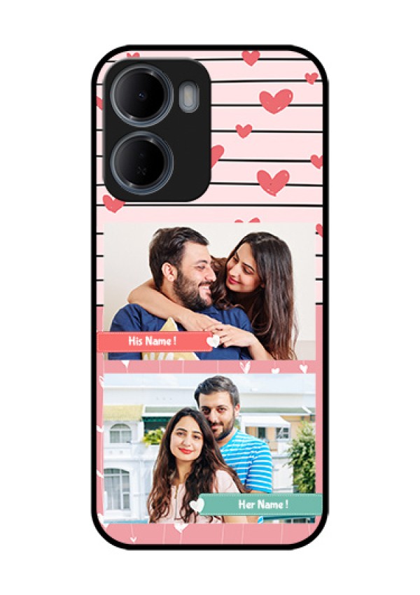 Xiaomi Redmi 15A 5G Custom Glass Phone Case - Photo With Heart Design