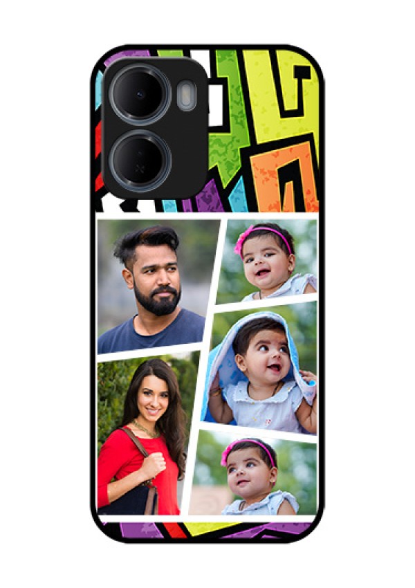 Xiaomi Redmi 15A 5G Custom Glass Phone Case - Graffiti Pattern Design