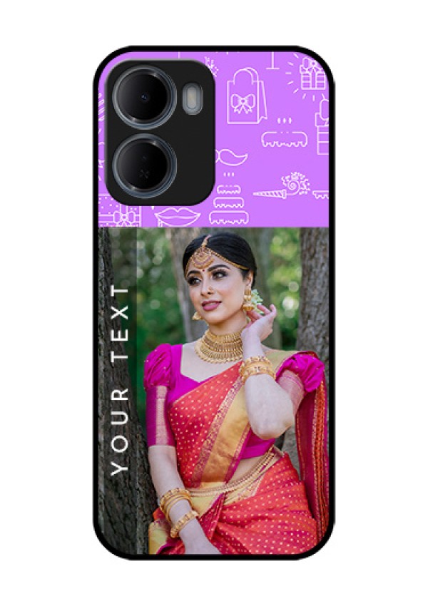 Xiaomi Redmi 15A 5G Custom Glass Phone Case - Birthday Icons Design