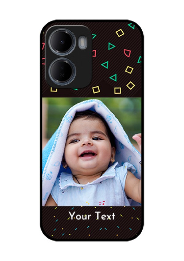 Xiaomi Redmi 15A 5G Custom Glass Phone Case - With Confetti Birthday Design