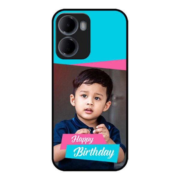 Xiaomi Redmi 15A 5G Custom Glass Phone Case - Image Holder With 2 Color Design