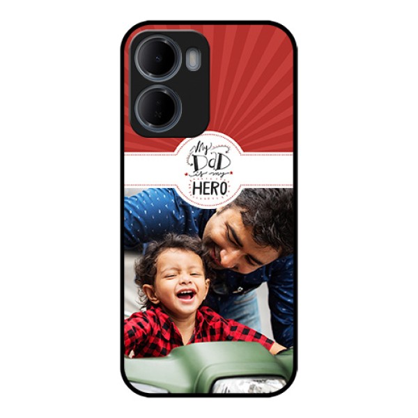 Xiaomi Redmi 15A 5G Custom Glass Phone Case - My Dad Hero Design