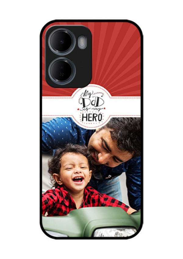 Xiaomi Redmi 15A 5G Custom Glass Phone Case - My Dad Hero Design