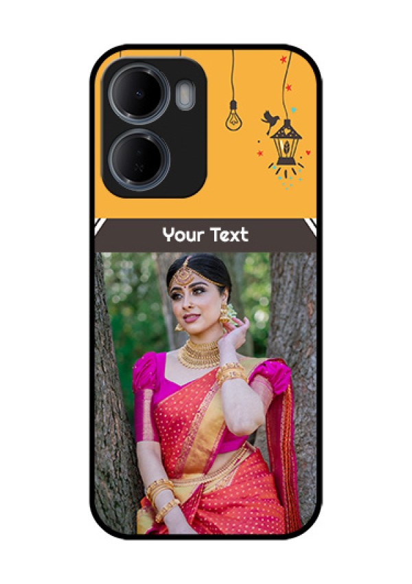 Xiaomi Redmi 15A 5G Custom Glass Phone Case - With Family Picture And Icons