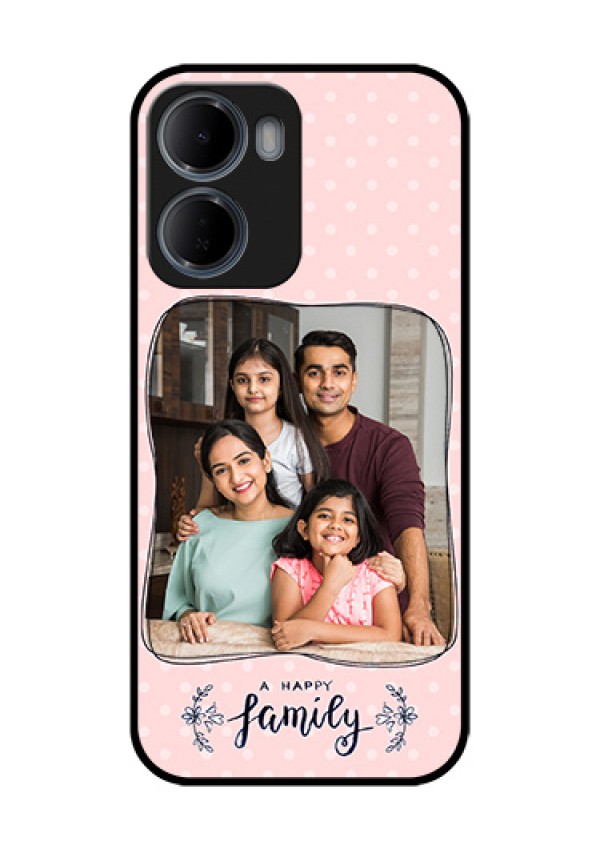 Xiaomi Redmi 15A 5G Custom Glass Phone Case - Family With Dots Design