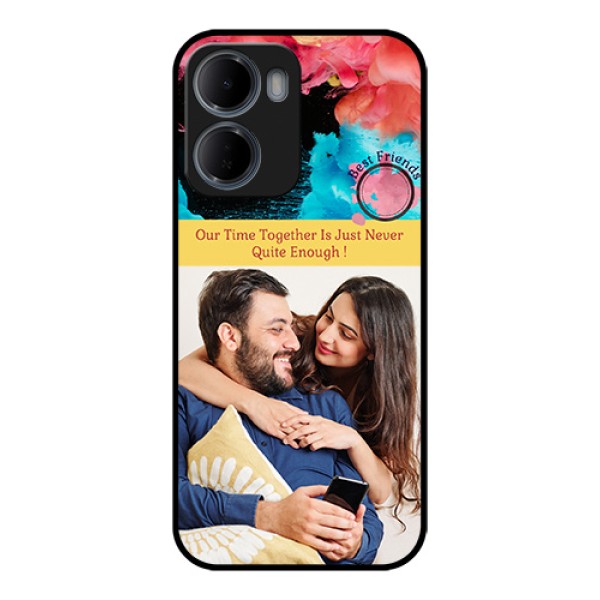 Xiaomi Redmi 15A 5G Custom Glass Phone Case - Quote With Acrylic Painting Design Xiaomi Redmi 15A 5G Custom Glass Phone Case - Quote With Acrylic Painting Design