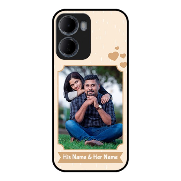 Xiaomi Redmi 15A 5G Custom Glass Phone Case - With Confetti Love Design Xiaomi Redmi 15A 5G Custom Glass Phone Case - With Confetti Love Design