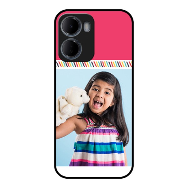 Xiaomi Redmi 15A 5G Custom Glass Phone Case - Line Art Design Xiaomi Redmi 15A 5G Custom Glass Phone Case - Line Art Design