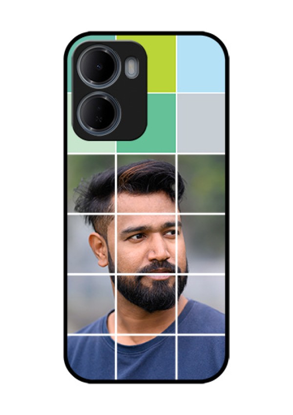 Xiaomi Redmi 15A 5G Custom Glass Phone Case - With White Box Pattern