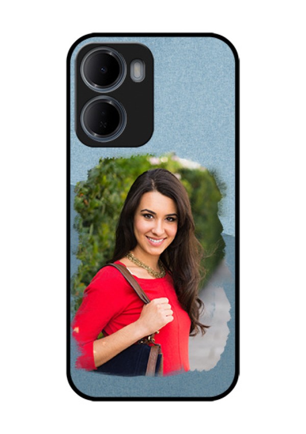 Xiaomi Redmi 15A 5G Custom Glass Phone Case - Grunge Line Art Design