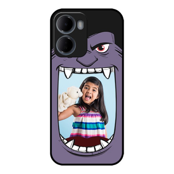 Xiaomi Redmi 15A 5G Custom Glass Phone Case - Angry Monster Design Xiaomi Redmi 15A 5G Custom Glass Phone Case - Angry Monster Design