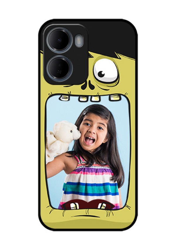 Xiaomi Redmi 15A 5G Custom Glass Phone Case - Cartoon Monster Back Case Design