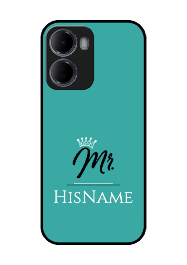 Xiaomi Redmi 15A 5G Custom Glass Phone Case - Mr With Name Design