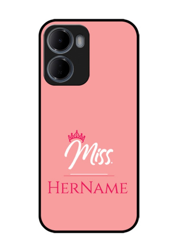 Xiaomi Redmi 15A 5G Custom Glass Phone Case - Mrs With Name Design