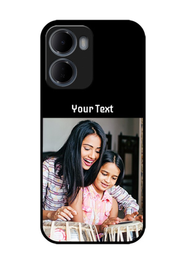 Xiaomi Redmi 15A 5G Custom Glass Phone Case - Photo With Name Design