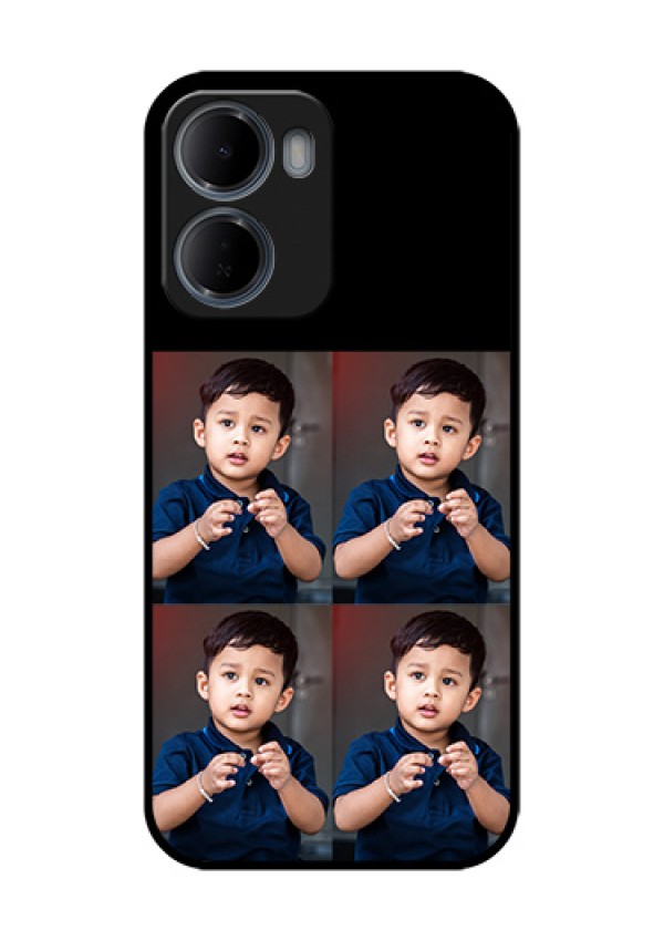 Xiaomi Redmi 15A 5G Custom Glass Phone Case - 4 Image Holder Design