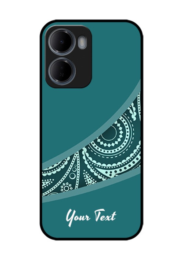 Xiaomi Redmi 15A 5G Custom Glass Phone Case - Semi Visible Floral Design
