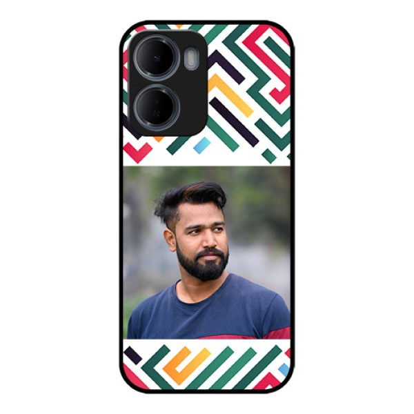 Xiaomi Redmi 15A 5G Custom Glass Phone Case - Colorful Maze Pattern Design